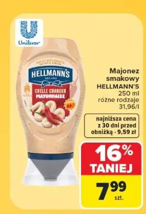Majonez smakowy Hellmann's Chilli Charger