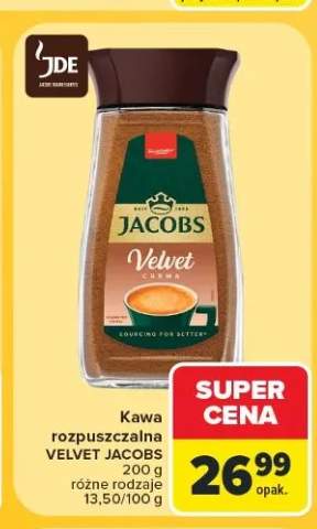 Kawa rozpuszczalna Jacobs Velvet