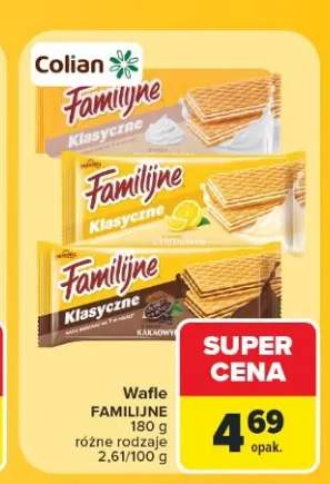 Wafle Familijne cytrynowe +2 warianty