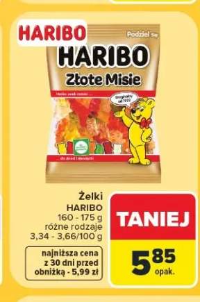 Żelki Haribo Złote Misie