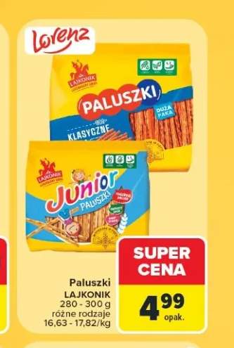 Paluszki Lajkonik Klasyczne +1 wariant