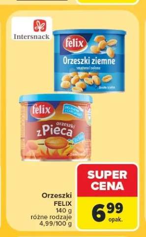 Orzeszki ziemne Felix z pieca