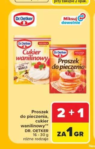 Cukier wanilinowy Dr. Oetker +1 wariant