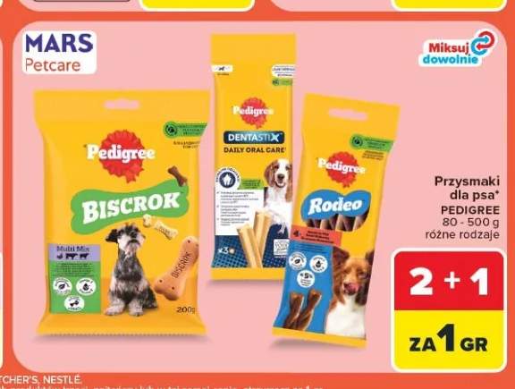 Przysmaki dla psa Pedigree Biscrok Multi Mix +2 warianty
