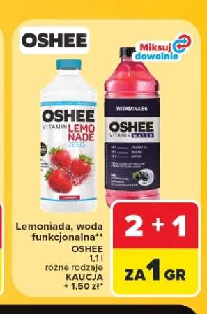 Lemoniada Oshee Vitamin Lemonade Zero +1 wariant