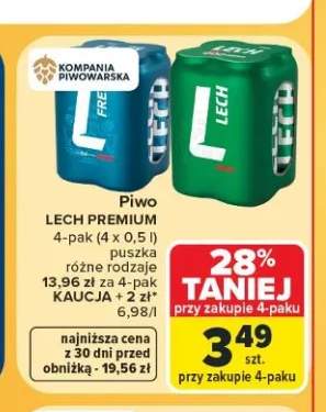 Piwo Lech Premium 4-pak 500 ml