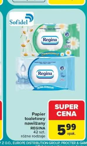 Papier toaletowy nawilżany Regina Ultra Sensitive
