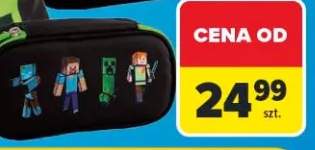 Piórnik Kolekcja Minecraft z postaciami