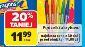 Pędzelki akrylowe Colorino Kids