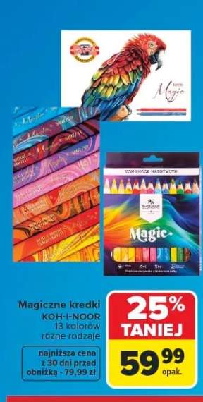 Kredki magiczne KOH-I-NOOR 13 kolorów