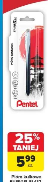 Pióro kulkowe Pentel EnerGel BL437