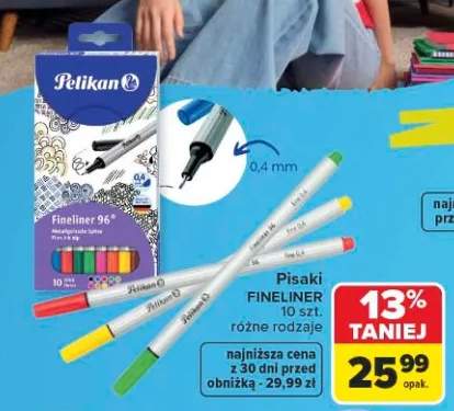 Pisaki cienkopisy Pelikan Fineliner