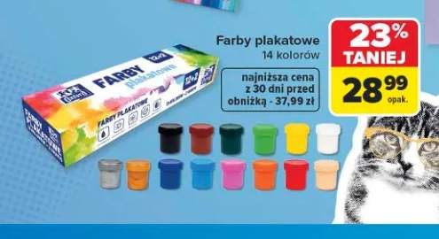 Farby plakatowe Oxford 14 kolorów