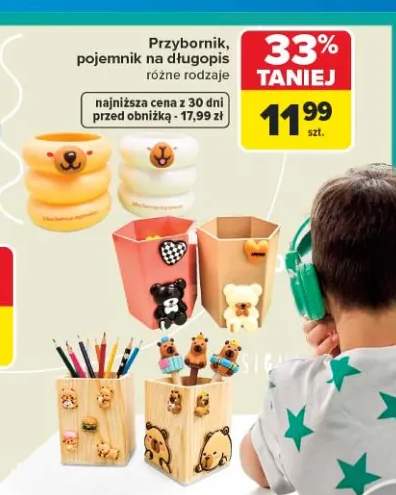 Przybornik pojemnik na długopis Wikam