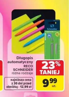 Długopis automatyczny Reco Schneider