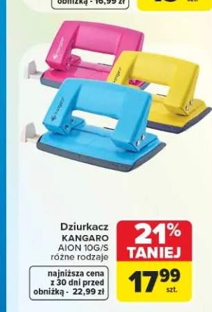 Dziurkacz Kangaro Aion 10 g/S