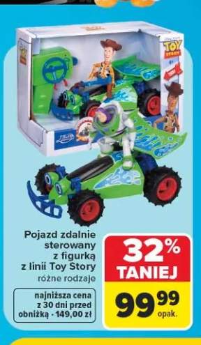Pojazd zdalnie sterowany z figurką Toy Story