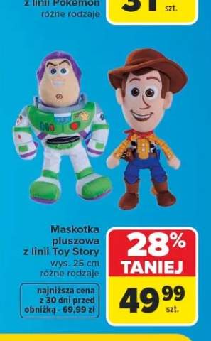 Maskotka pluszowa Toy Story Chudy +1 wariant