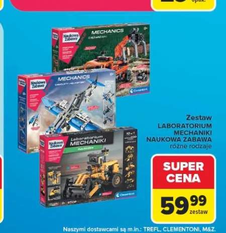 Zestaw Laboratorium Mechaniki Naukowa Zabawa Clementoni