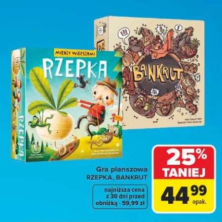 Gra planszowa Rzepka +1 wariant