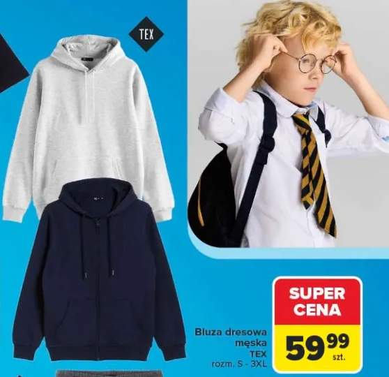 Bluza dresowa męska TEX