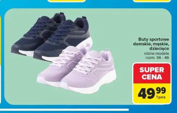 Buty sportowe damskie męskie dziecięce