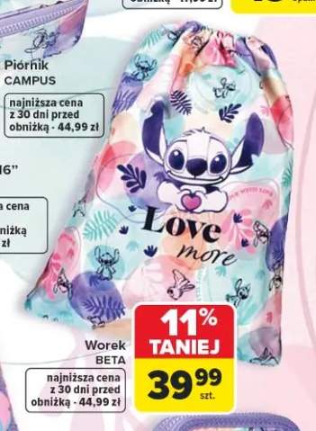 Worek na obuwie CoolPack Beta Stitch