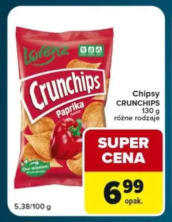 Chipsy Crunchips Papryka