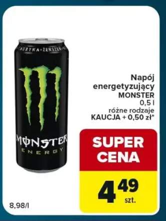 Napój energetyzujący Monster Energy