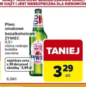 Piwo smakowe bezalkoholowe Żywiec