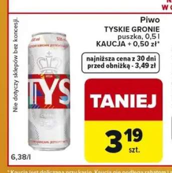 Piwo Tyskie Gronie