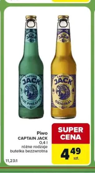 Piwo Captain Jack Original +1 wariant