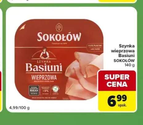 Szynka wieprzowa Basiuni Sokołów