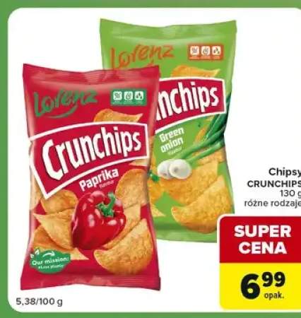 Chipsy Crunchips Lorenz Green Onion