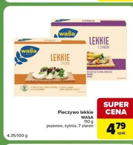 Pieczywo lekkie Wasa 7 ziaren +2 warianty