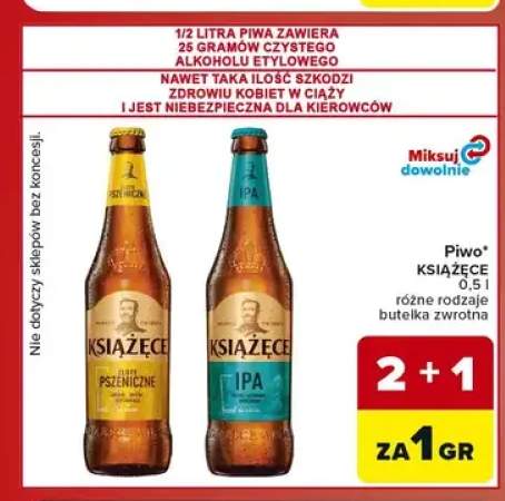 Piwo Książęce IPA +1 wariant