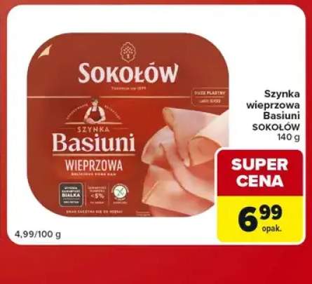 Szynka wieprzowa Basiuni Sokołów