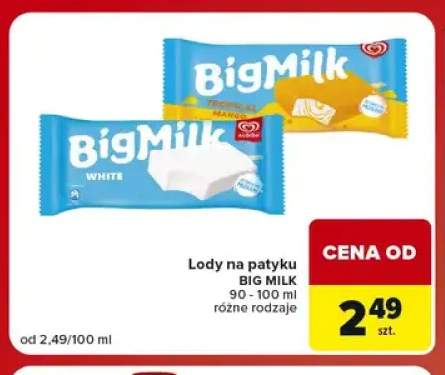 Lody na patyku Big Milk Tropical Mango