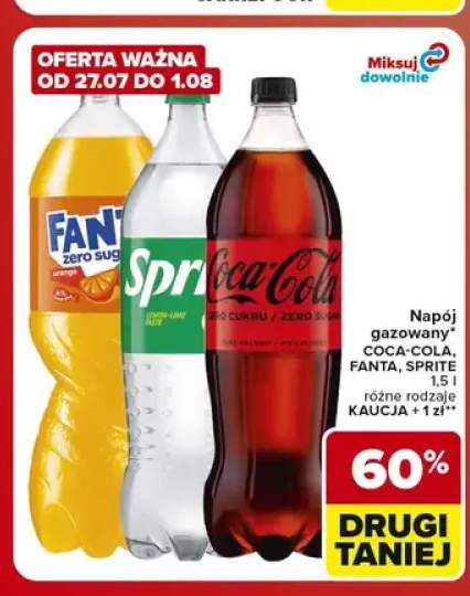 Napój gazowany Sprite +2 warianty