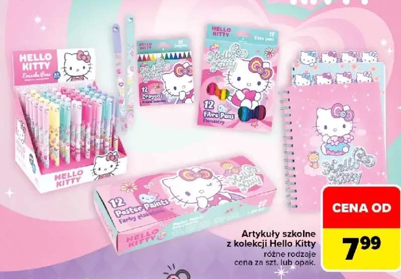 Artykuły szkolne Hello Kitty