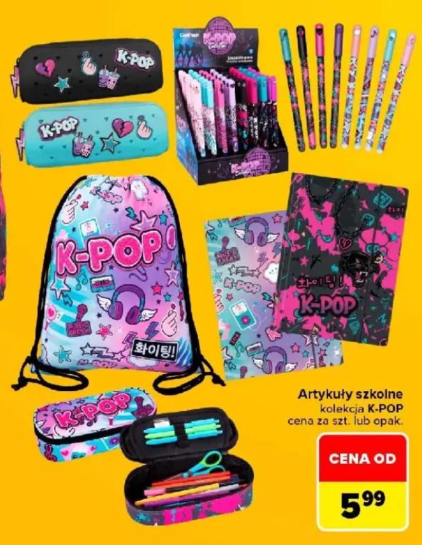 Artykuły szkolne kolekcja K-POP