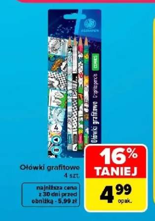 Ołówki grafitowe Astrapen 4-pak