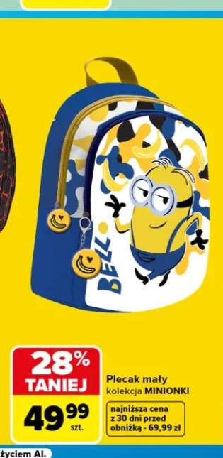 Plecak mały Minionki