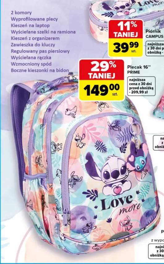 Plecak 16" CoolPack PRIME Stitch
