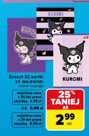 Zeszyt 32 kartki St. Majewski Kuromi