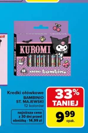 Kredki ołówkowe Bambino St. Majewski Kuromi
