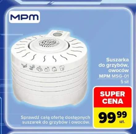 Suszarka do grzybów i owoców Mpm MSG-01
