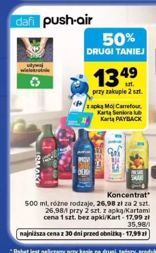 Koncentrat do napojów Push-Air