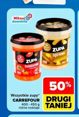 Zupy Carrefour +2 warianty