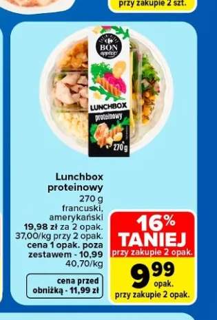 Lunchbox proteinowy francuski Bon Appétit! +1 wariant